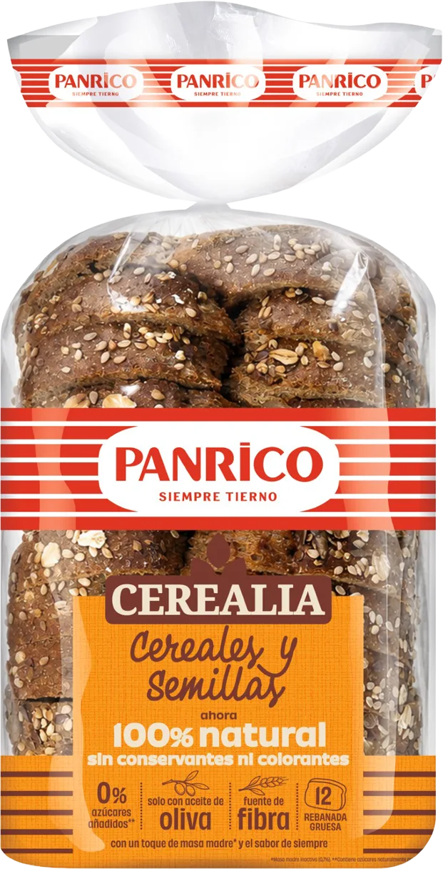 Pan Cerealia Cereales y Semillas Panrico